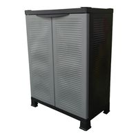 Armario Closet Plástico Prestige Mediano 68x39x92 Cms