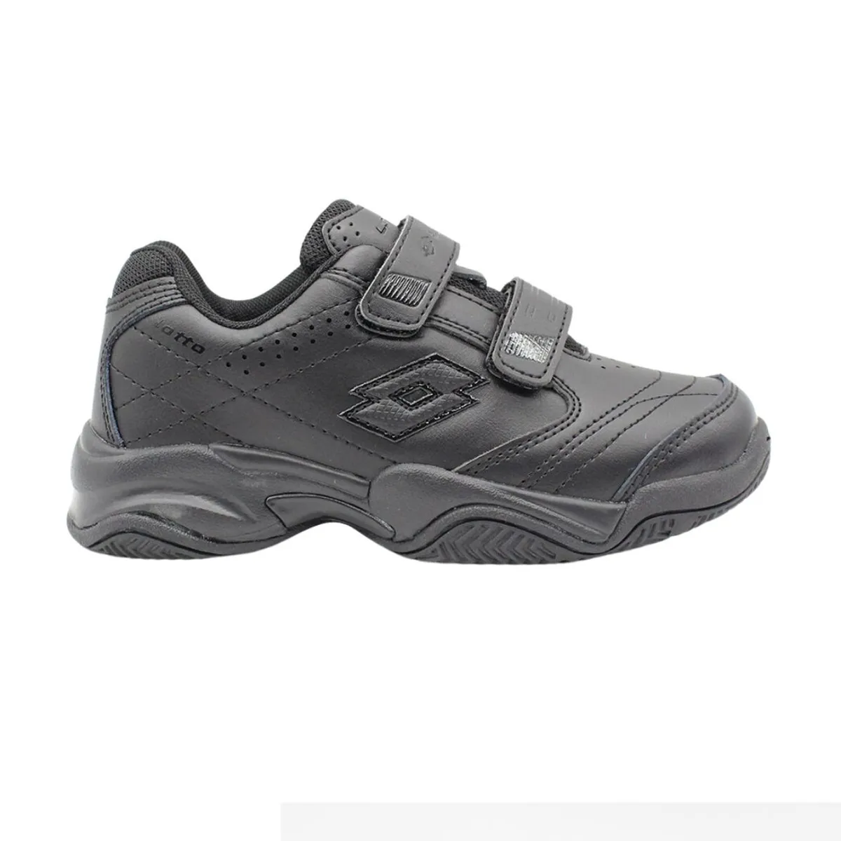 LOTTO - Zapatilla Escolar Niño Lotto - Court BTS1 Negro LOTTO