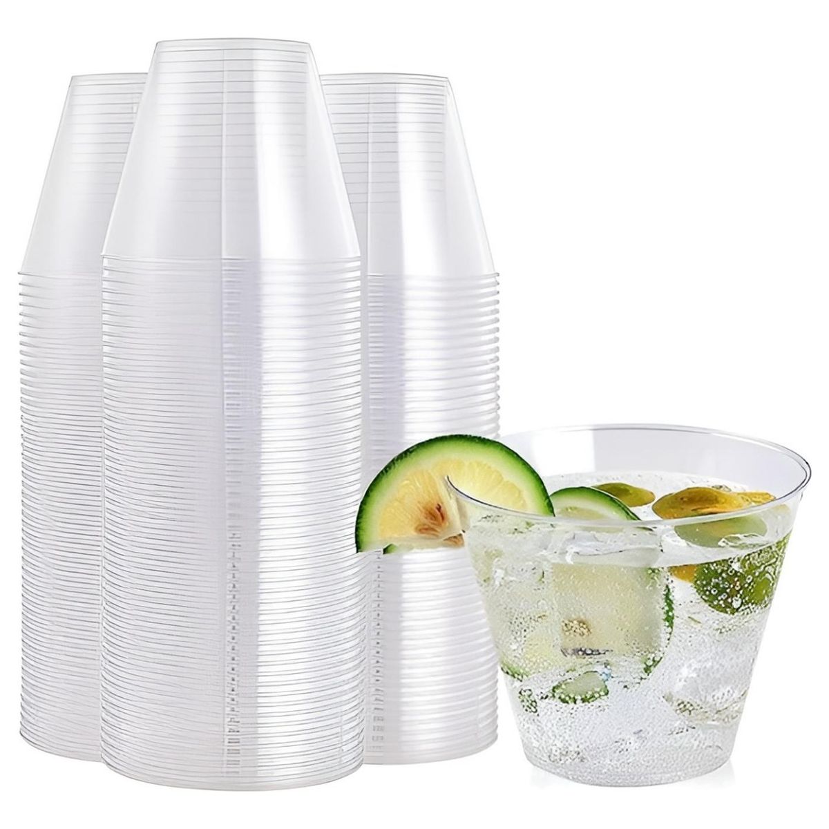 PASTELERIUSCL - 50 Set Vasos Desechables Vasos Reutilizables Vasos Cerveceros Vasos Acrilicos  Vaso De Postres 88ml