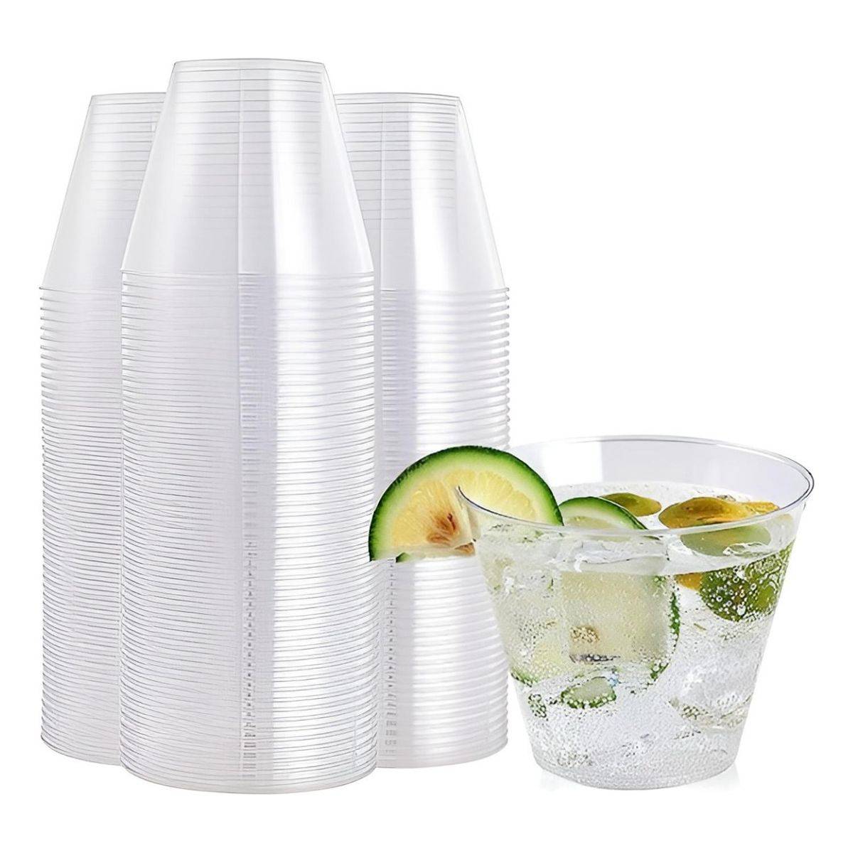 PASTELERIUSCL - 50 Set Vasos Desechables Vasos Reutilizables Vasos Cerveceros Vasos Acrilicos  Vaso De Postres 88ml