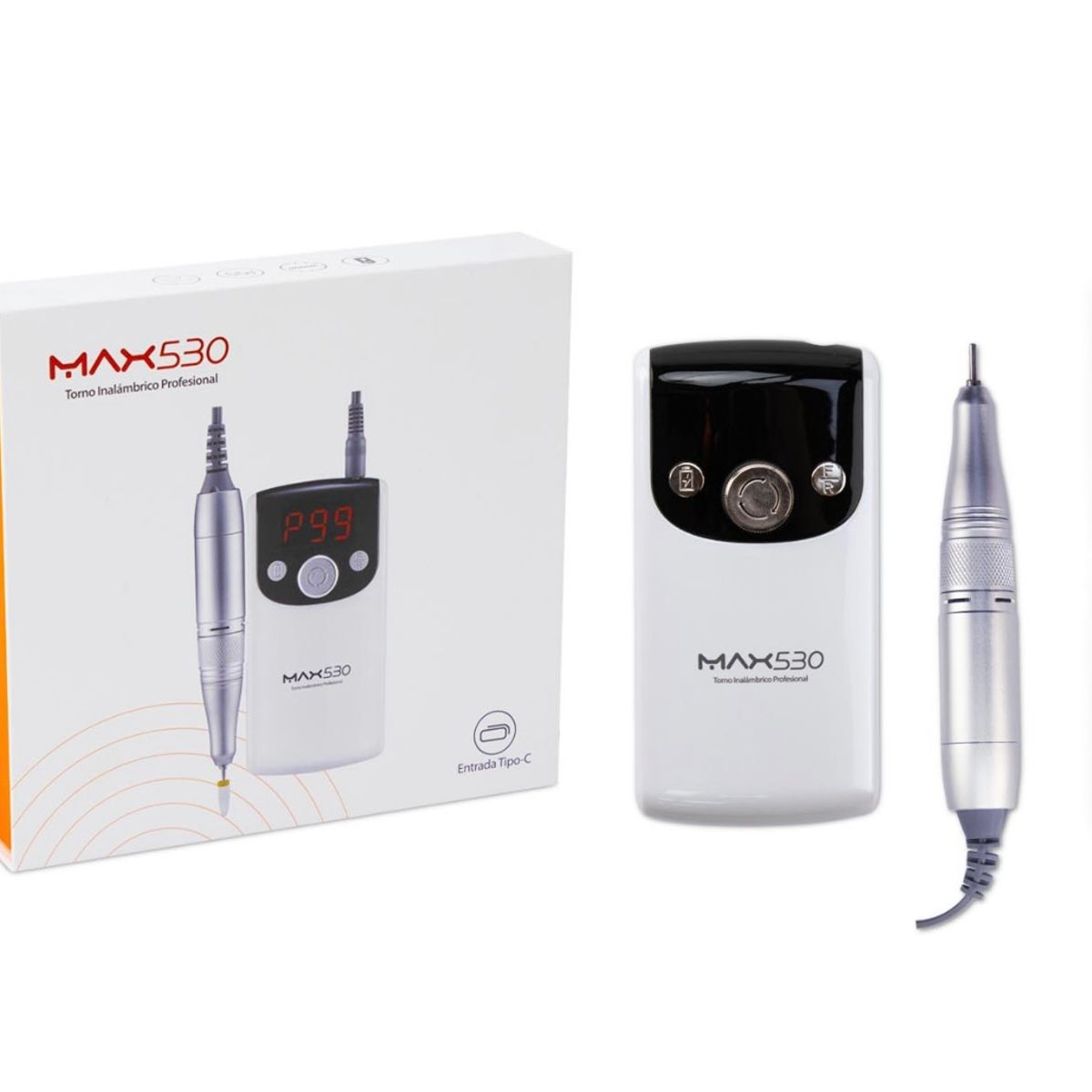 MAX - torno inalámbrico profesional para uñas max 530