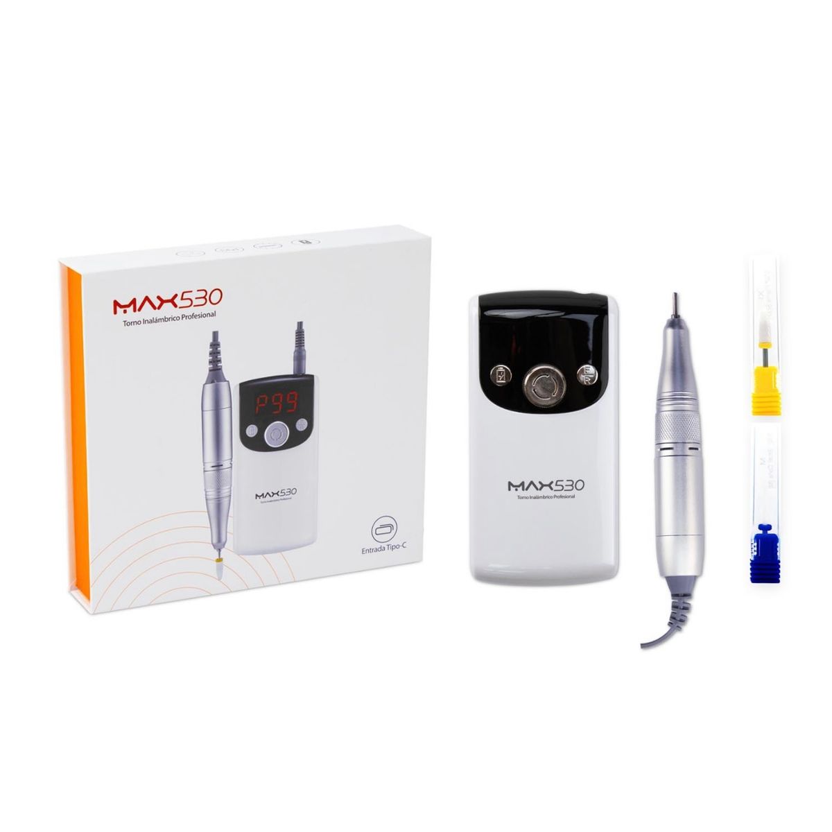 MAX - torno inalámbrico profesional para uñas max 530