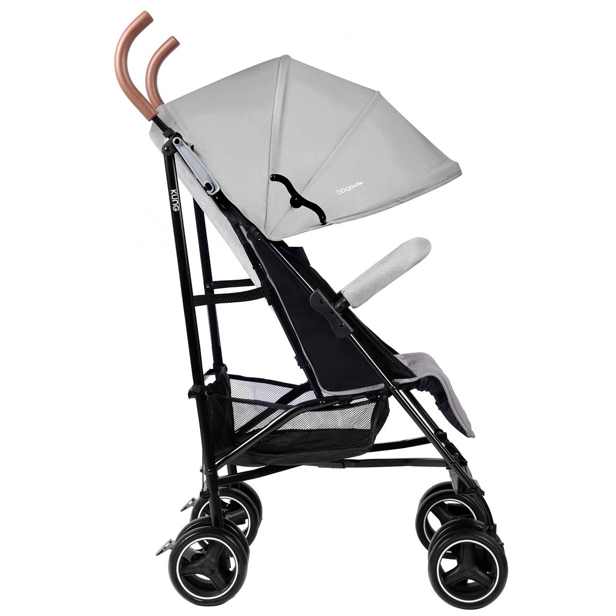 BBQOOL - Coche Paragua Kung Light Grey