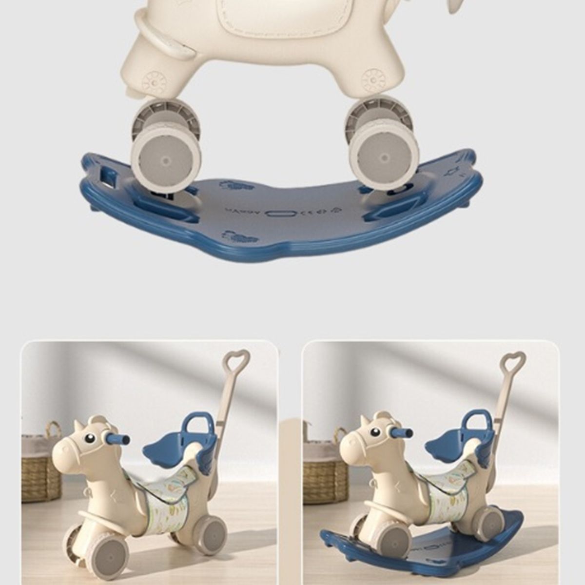 GENERICO - Andador Triciclo balancín 3 en 1