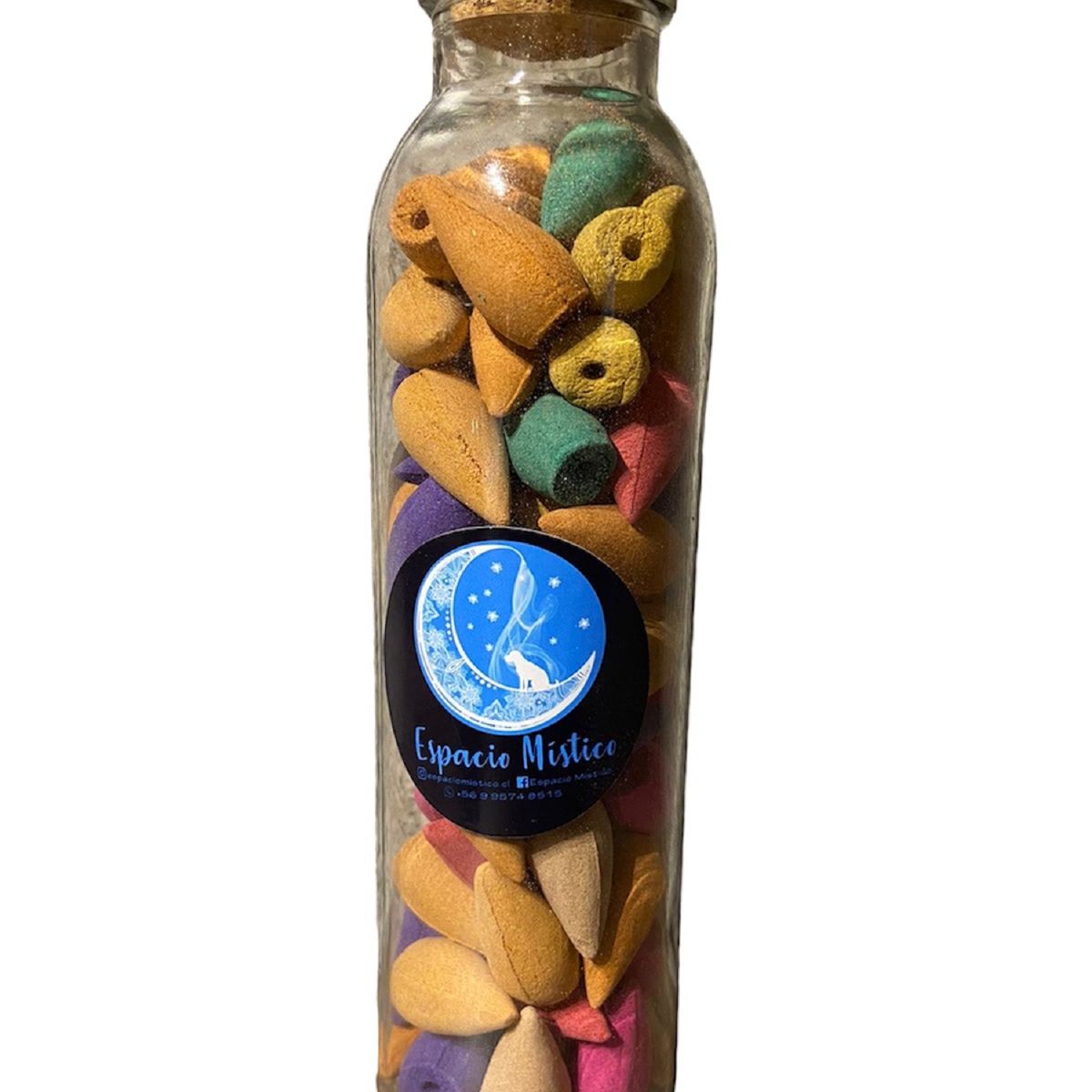 GENERICO - Botella de Conos de Incienso para Cascada de Humo 70 Unidades Mixtas