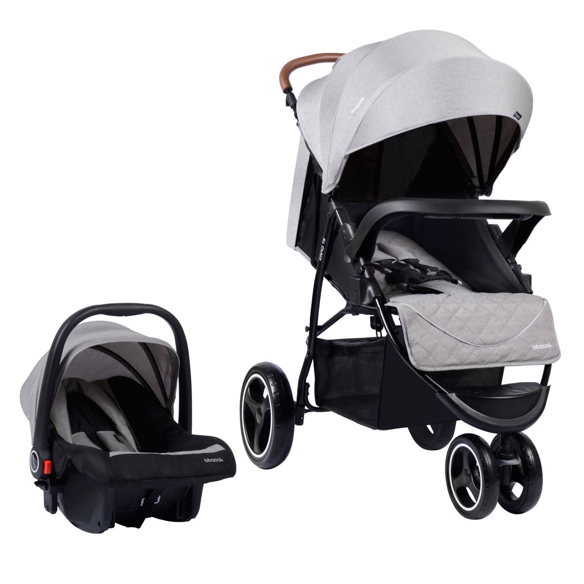 BBQOOL - Coche Travel System Kano Light Grey