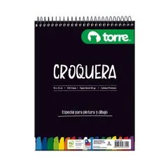 TORRE - Croquera 100 Hojas 16x21 cm