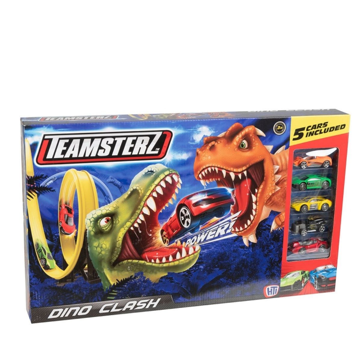 HTI - HTI 1416440.V19 TEAMSTERZ DINO CLASH 5 CARS ( PREMIUM )