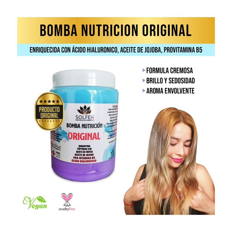 GENERICO - Original Bomba De Nutrición Capilar un Cocktail De Vitaminas