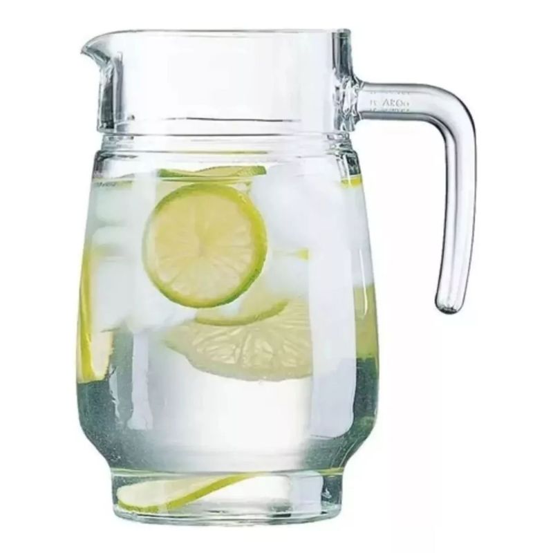 GENERICO - Jarra Para Cóctel Sangria Agua Vidrio con Tapa