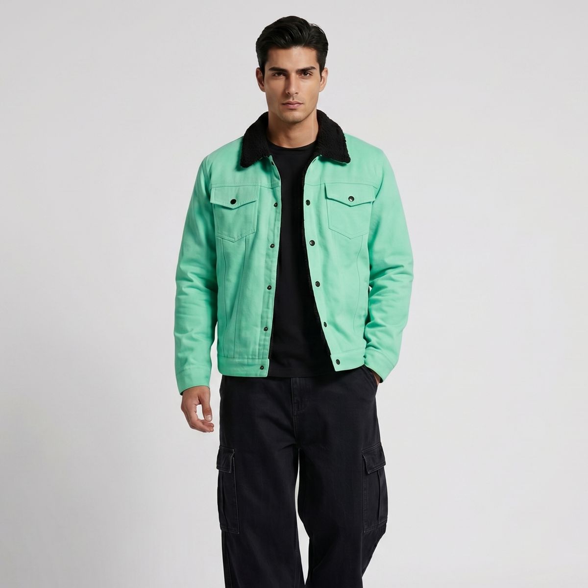 D'JOE - Chaqueta Nacional Forrada Polar Hombre Bossy