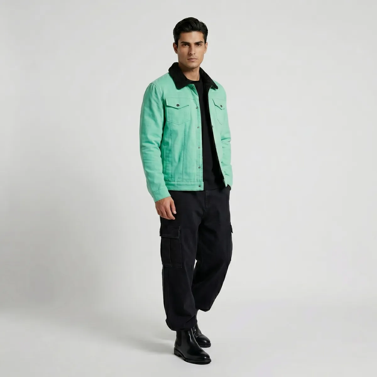 D'JOE - Chaqueta Nacional Forrada Polar Hombre Bossy