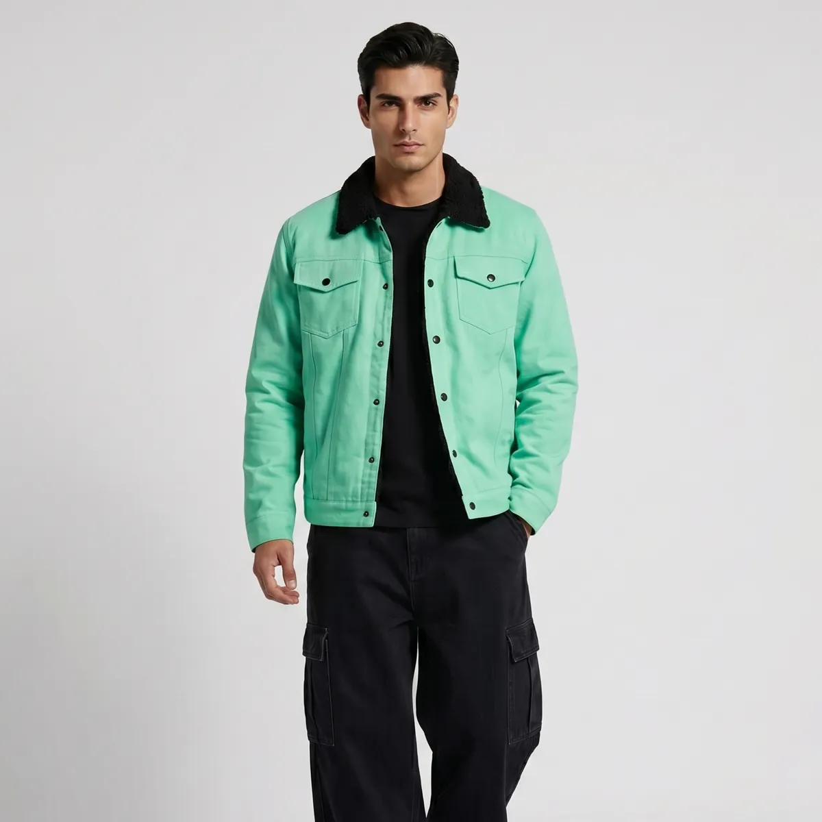 D'JOE - Chaqueta Nacional Forrada Polar Hombre Bossy