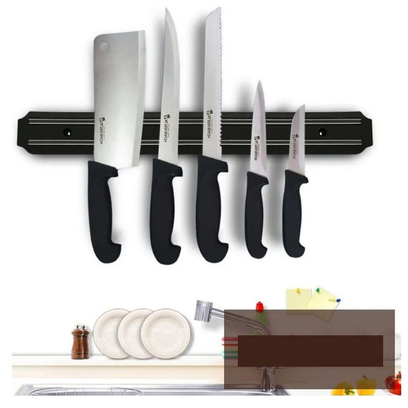 GENERICO - Barra Magnética Imán 33cm Cuchillos Utensilios cocina