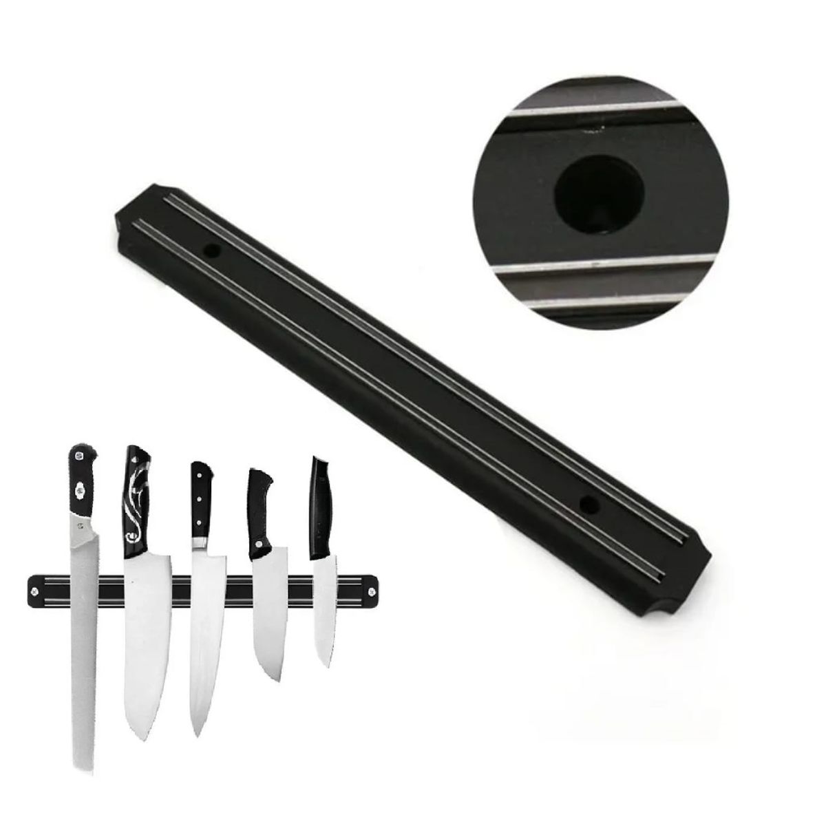 GENERICO - Barra Magnética Imán 33cm Cuchillos Utensilios Herramientas