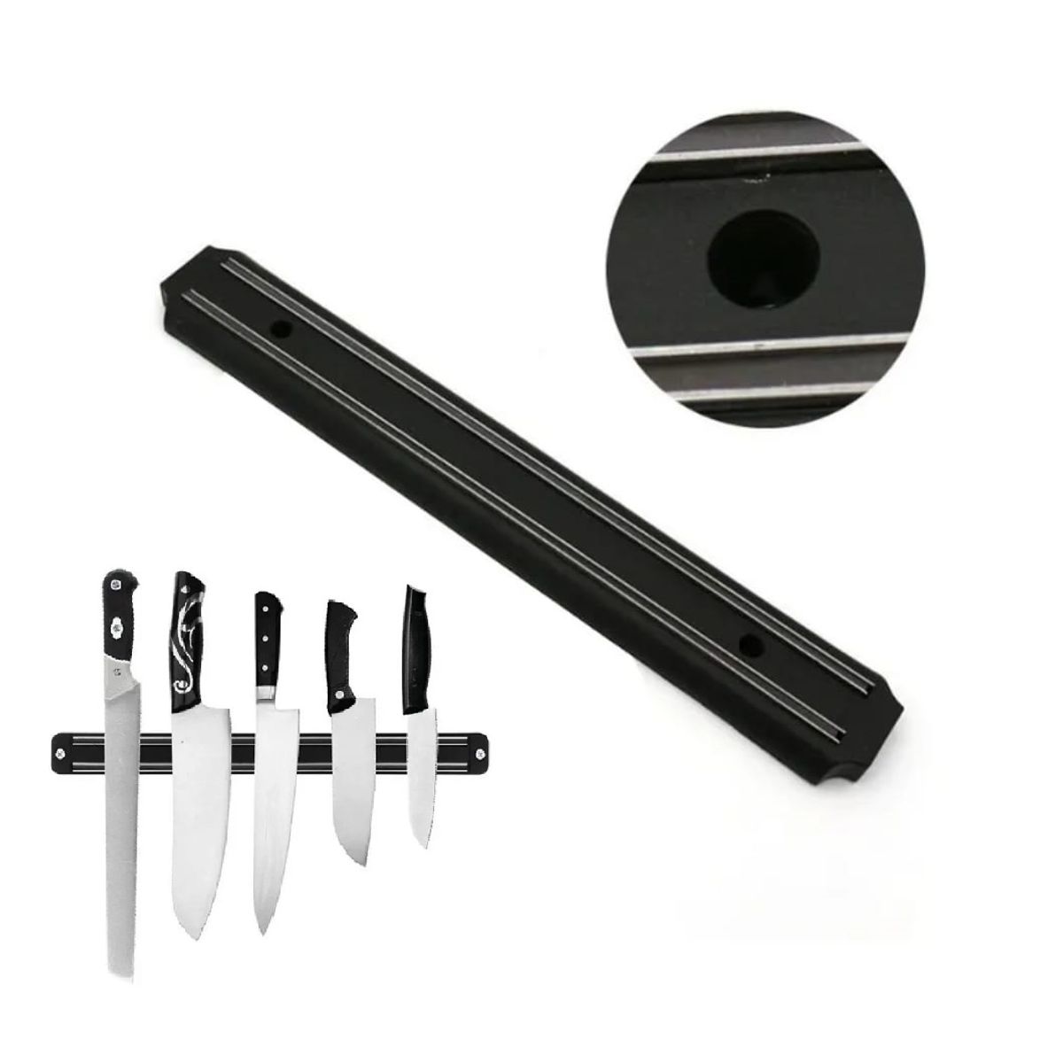 GENERICO - Barra Magnética Imán 33cm Cuchillos Utensilios Herramientas