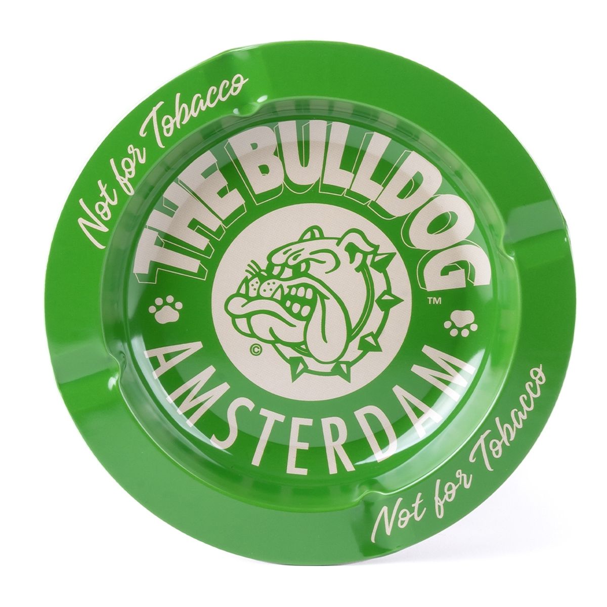 BULLDOG - Cenicero Metalico Bulldog Amsterdam Verde