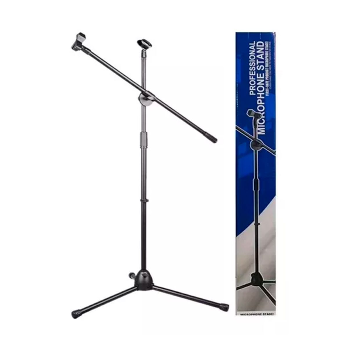 GENERICO - Atril Doble De Micrófono Robusto Plegable