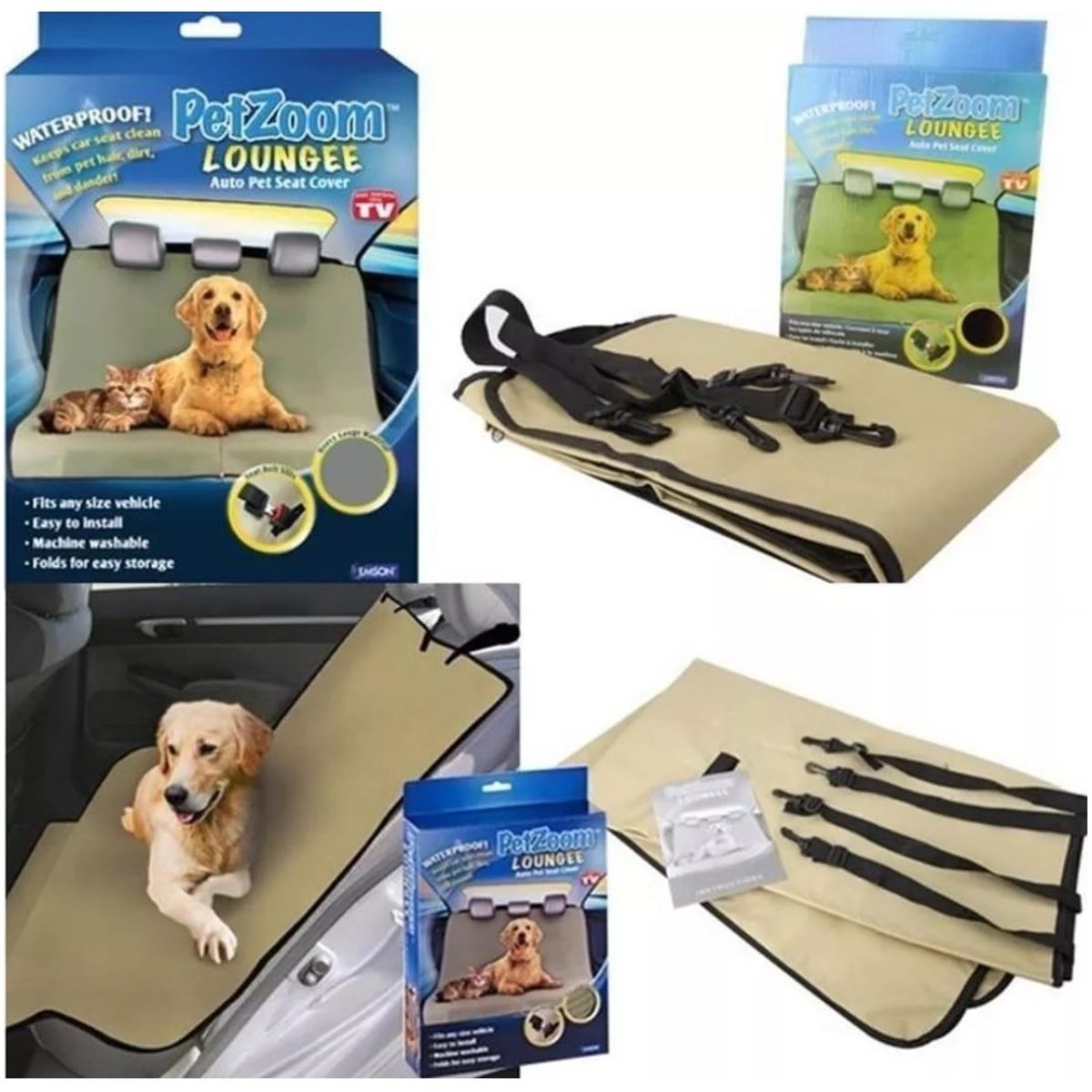 GENERICO - Cubre Asiento De Auto Impermeable Para Mascotas Petzoom