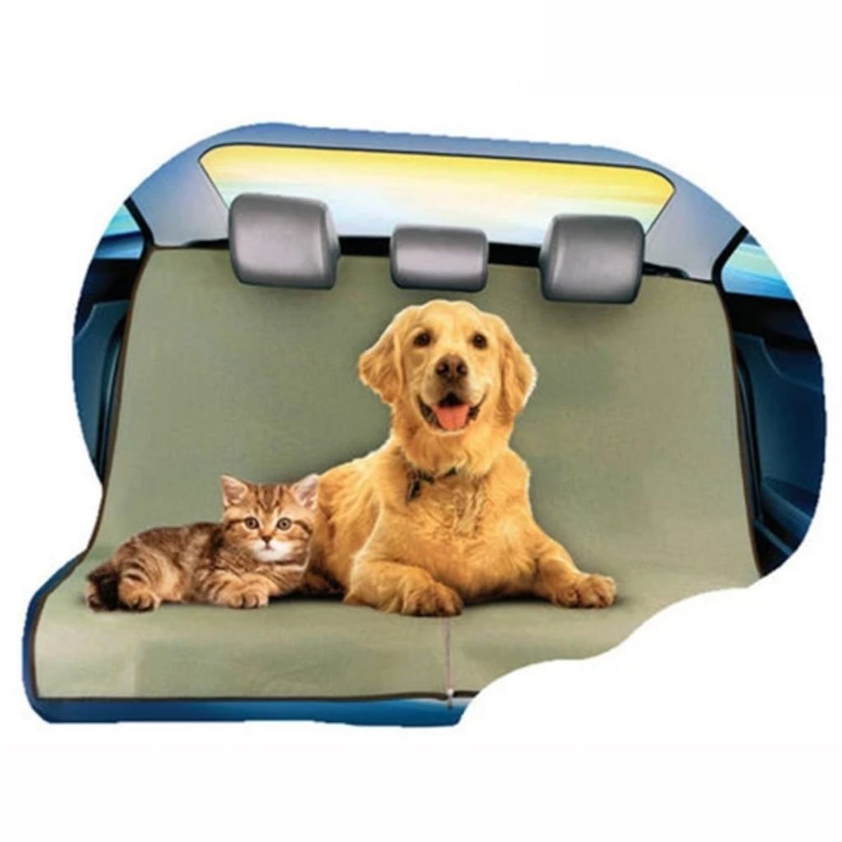 GENERICO - Cubre Asiento De Auto Impermeable Para Mascotas Petzoom