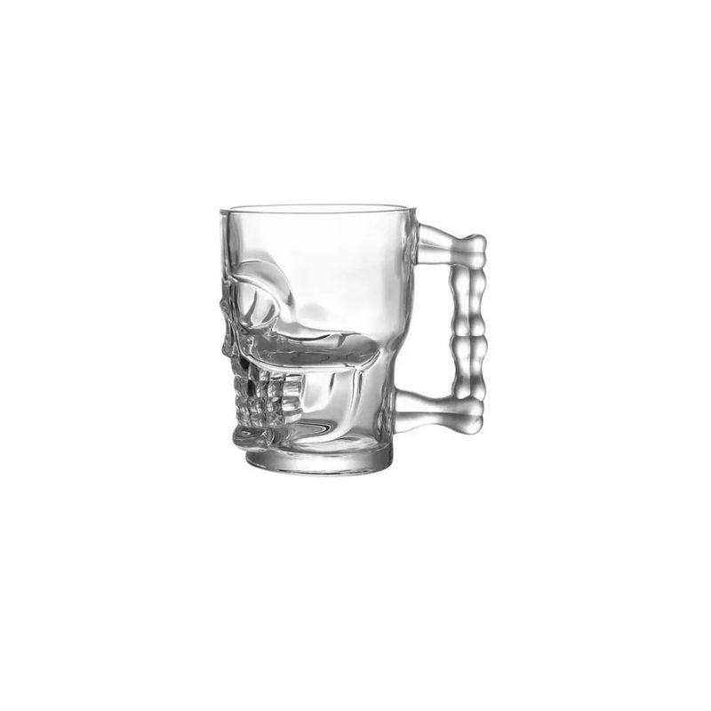 GENERICO - Set 6 vasos Shoperos  Cerveceros Diseño Calavera 540cc