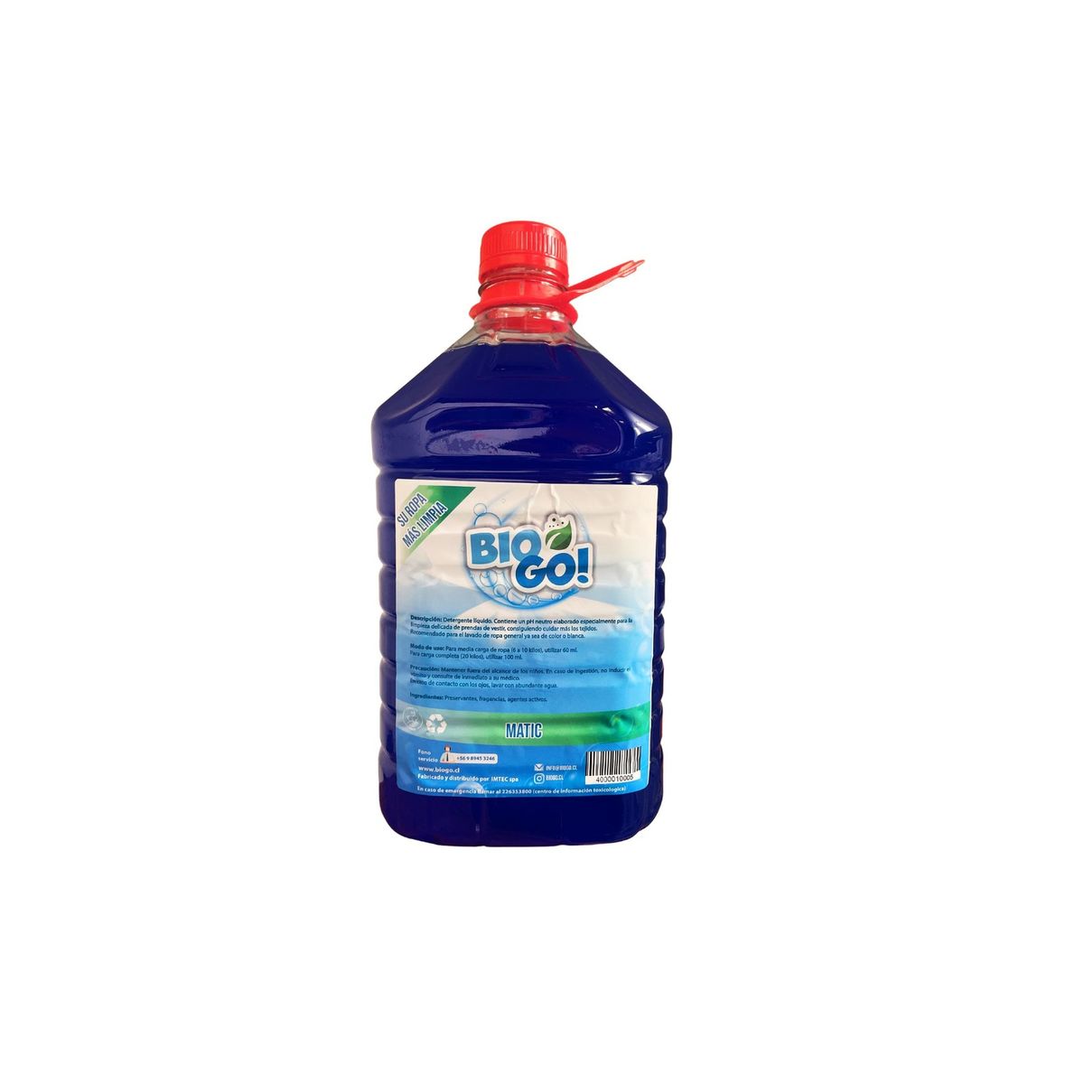 DBLUE - Detergente BioGo! Matic 5 Litros DBLUE