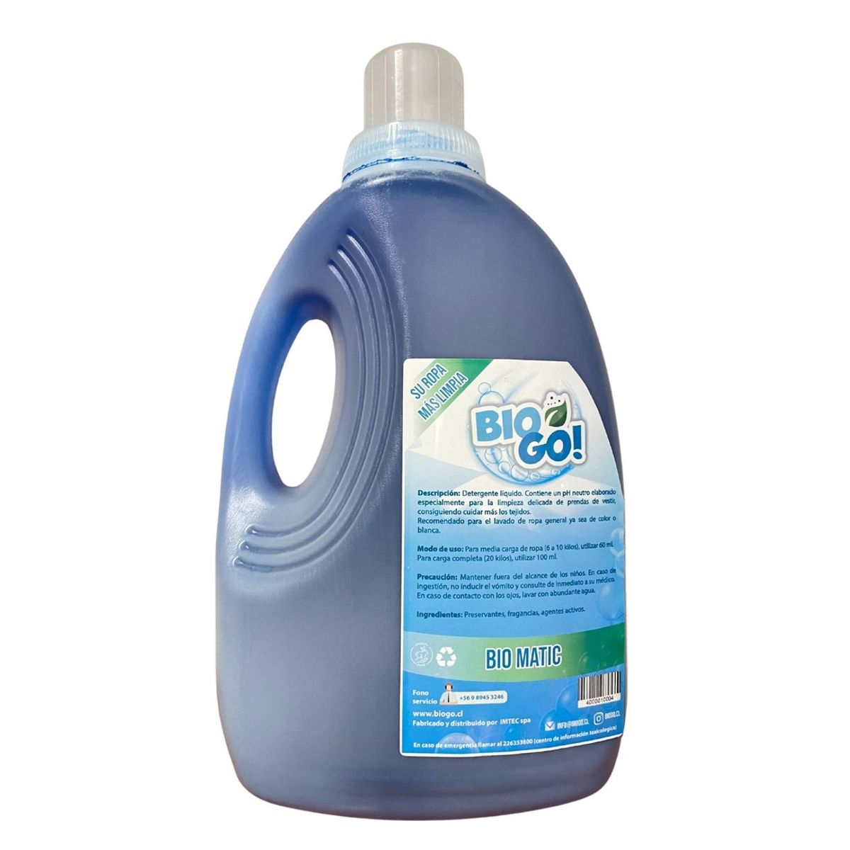 DBLUE - Detergente BioGo! Bio Matic 3 Litros DBLUE