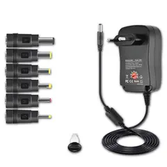 UTEK - Fuente de Poder 12V/2A Regulable + Plug Universales UT-UCH24
