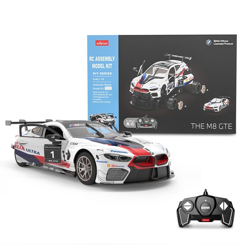 RASTAR - RASTAR 97200 R C 1:18 BMW M8 GTE BUILDING KIT ( 74 PCS )
