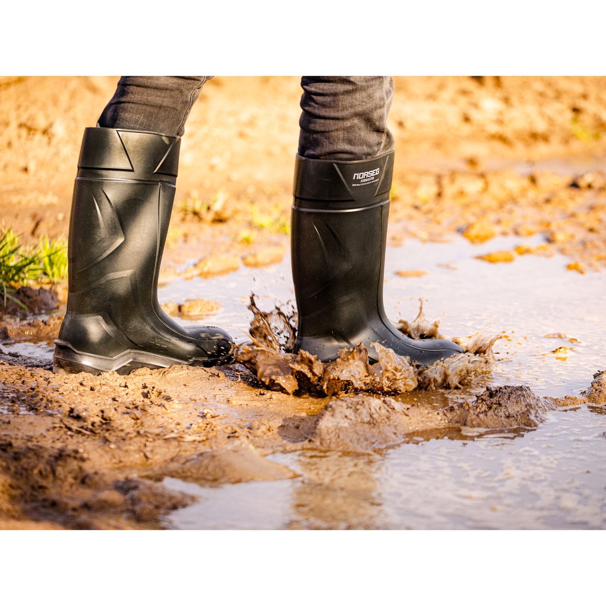 NORSEG - Bota Seguridad PU Jobmaster Verde Hombre Mujer NORSEG