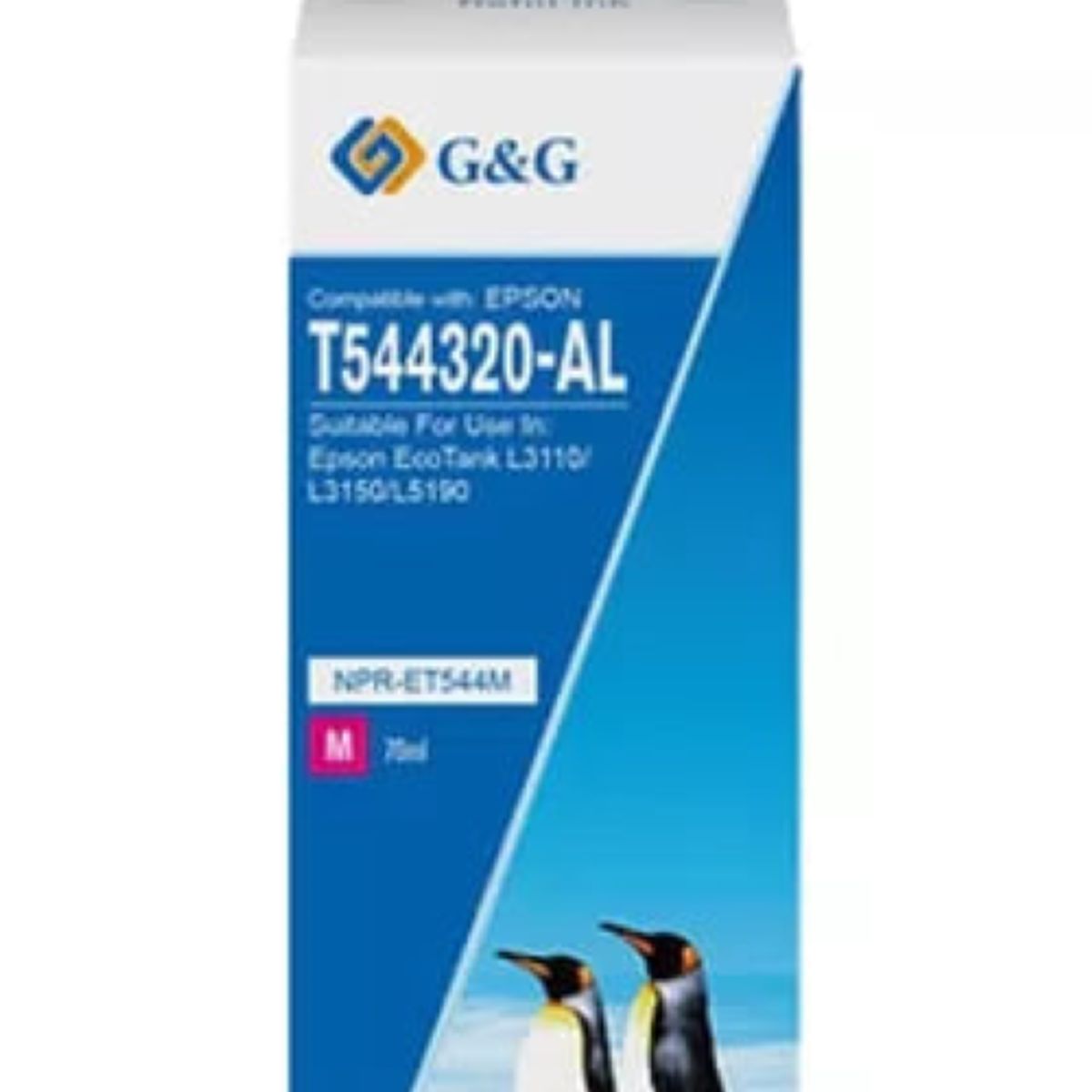 GENERICO - Tinta T544 Magenta Para Epson L3110-L3158-L6160 G-G