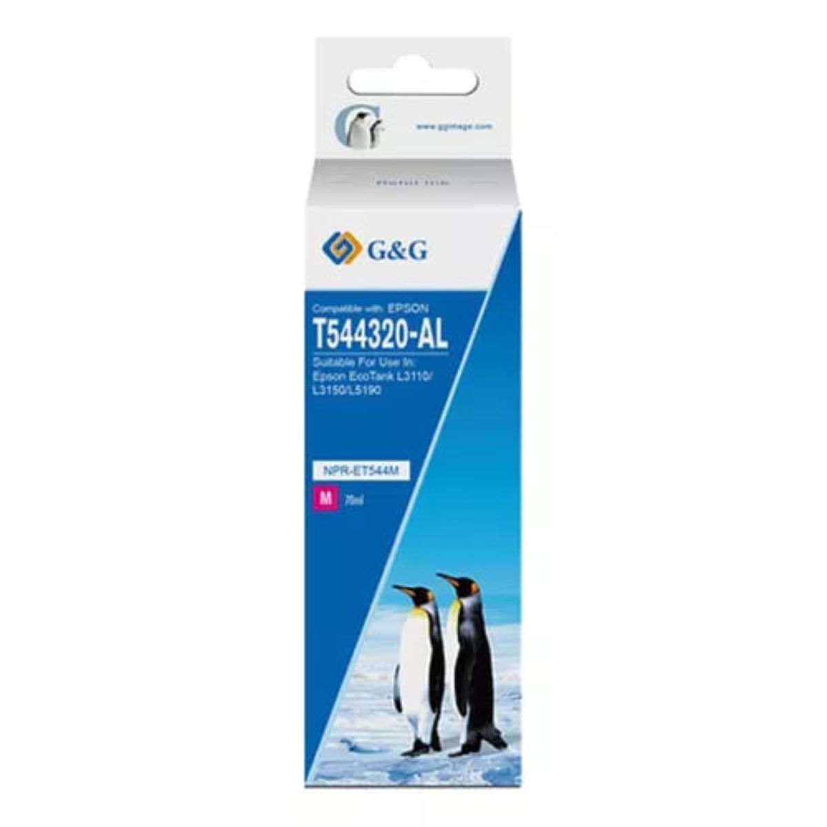 GENERICO - Tinta T544 Magenta Para Epson L3110-L3158-L6160 G-G
