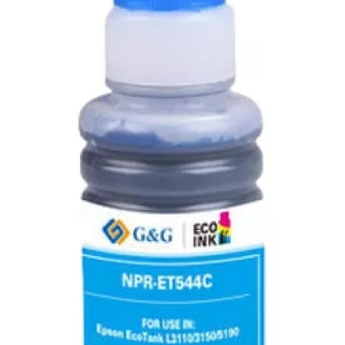 GENERICO - Tinta CianT544 Con Boquilla Para Epson L3110-L3158-L6160 G-G
