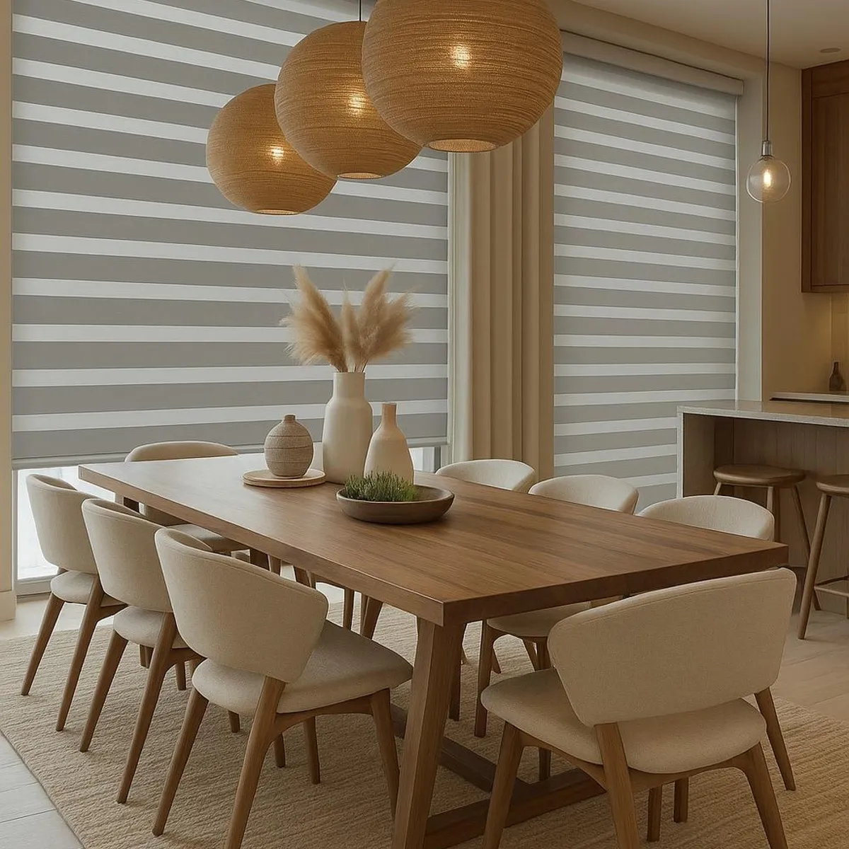 CLEMS CORTINAS - Cortina Roller Dúo Blackout Perla 180x240