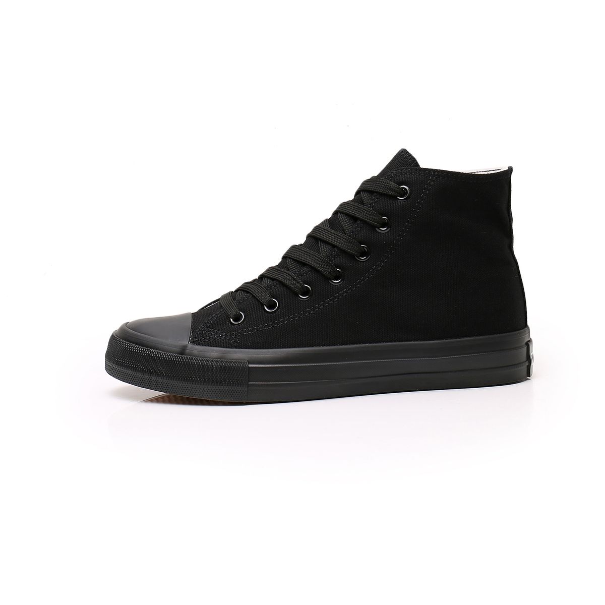 GENERICO - Zapatillas De Lona Con Caña Mujer Moda Urbanas-casual Azul 7255…