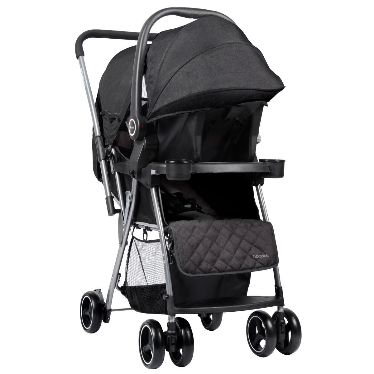 BBQOOL - Coche Travel System Nitara Dark Grey