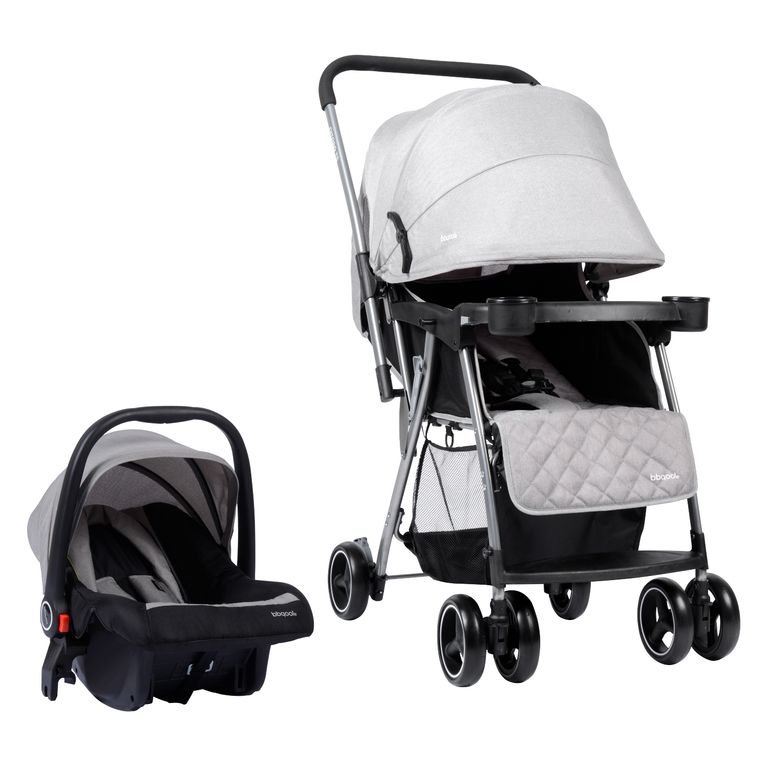 Coche Travel System Nitara Gris Gris claro