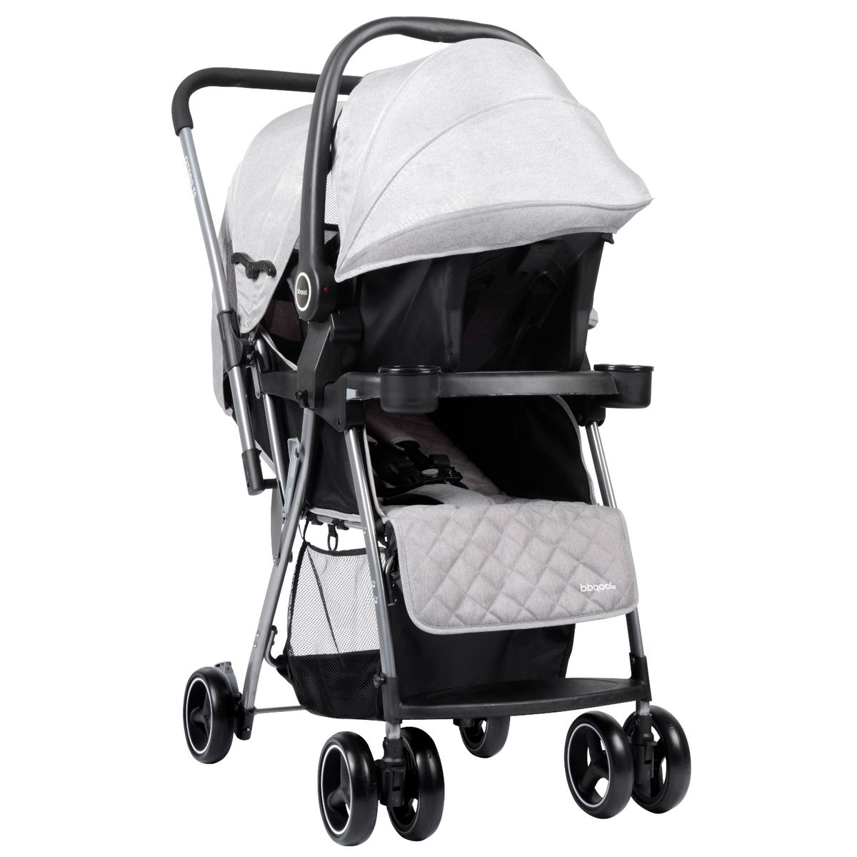 BBQOOL - Coche Travel System Nitara Light Grey