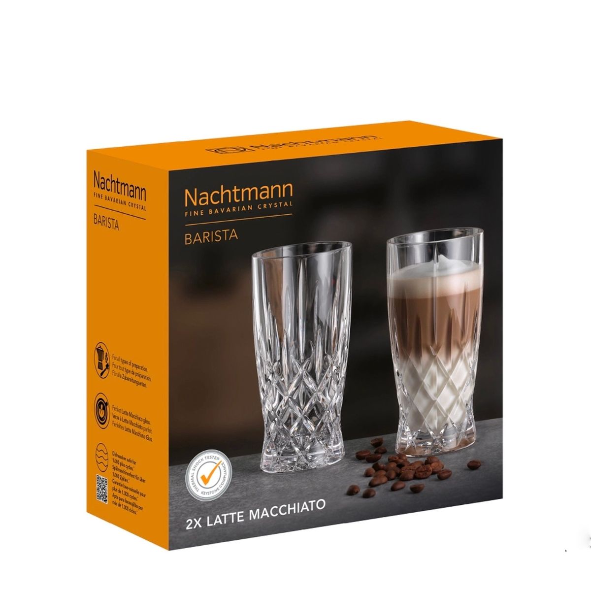 NACHTMANN - Set 2 Vasos Barista Noblesse Latte Macchiato