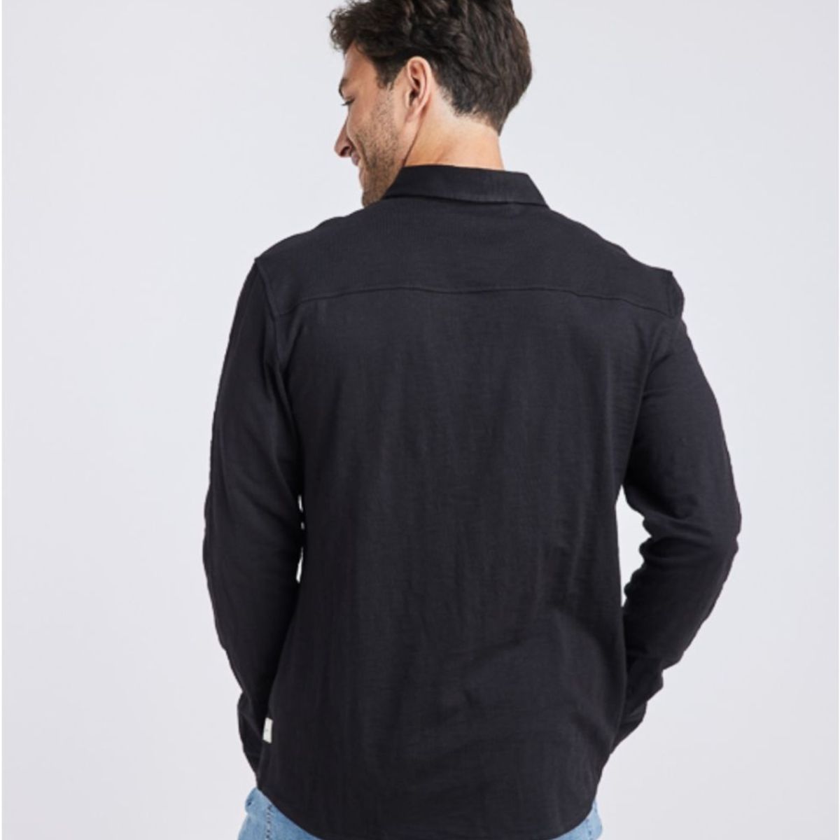 PANAMA JACK - Camisa ML Zaragoza Negro Panama Jack
