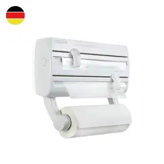 LEIFHEIT - Porta rollo alusa y papel de ancho mayor