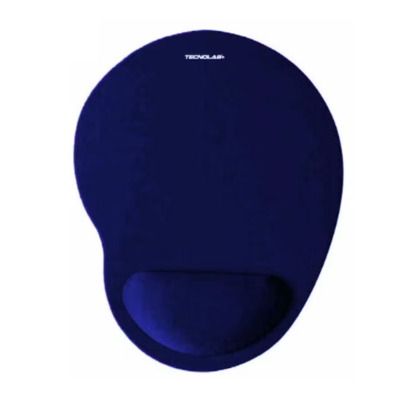 TECNOLAB - MOUSE PAD GEL CON APOYA MUÑECAS AZUL TECNOLAB