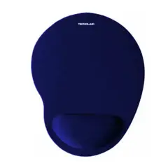 TECNOLAB - MOUSE PAD GEL CON APOYA MUÑECAS AZUL