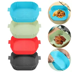 GENERICO - Molde Bandeja Silicona Para Freidora De Aire Air Fryer