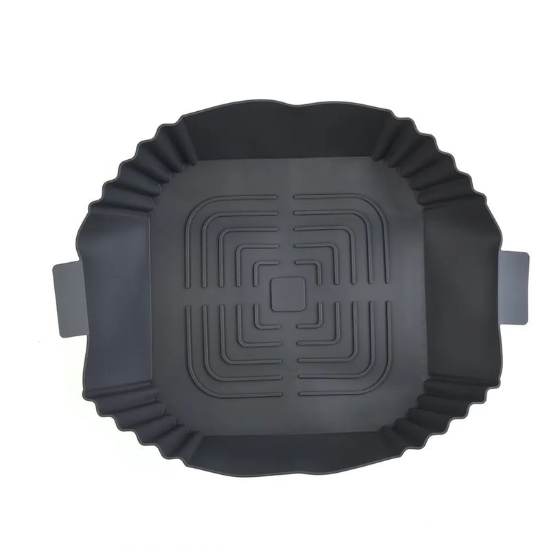 GENERICO - Molde Silicona Para Freidora De Aire Air Fryer Gris