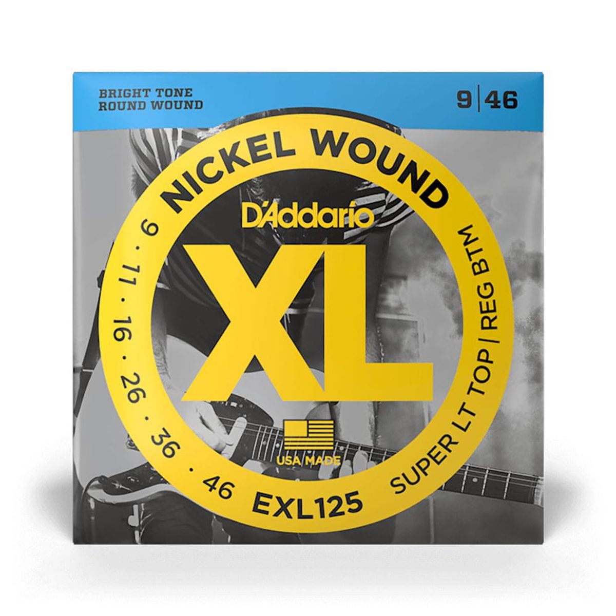 DADDARIO - Cuerdas Para Guitarra Eléctrica Daddario EXL12509-46