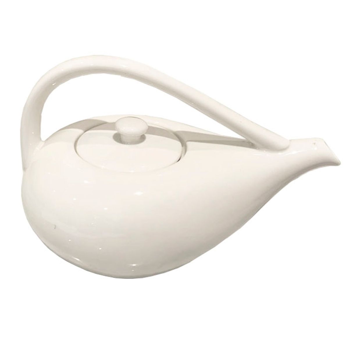 BRIC - Tetera Blanca de Porcelana.