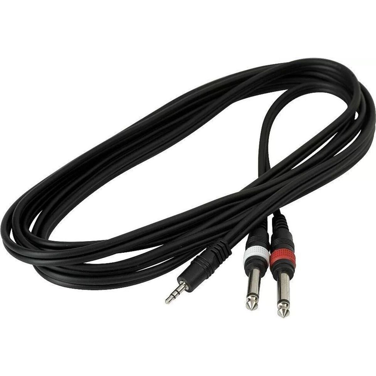 ROCKCABLE - Cable Mini Jack TRS a Jack 14 TS Rockcable RCL20914D, 3m