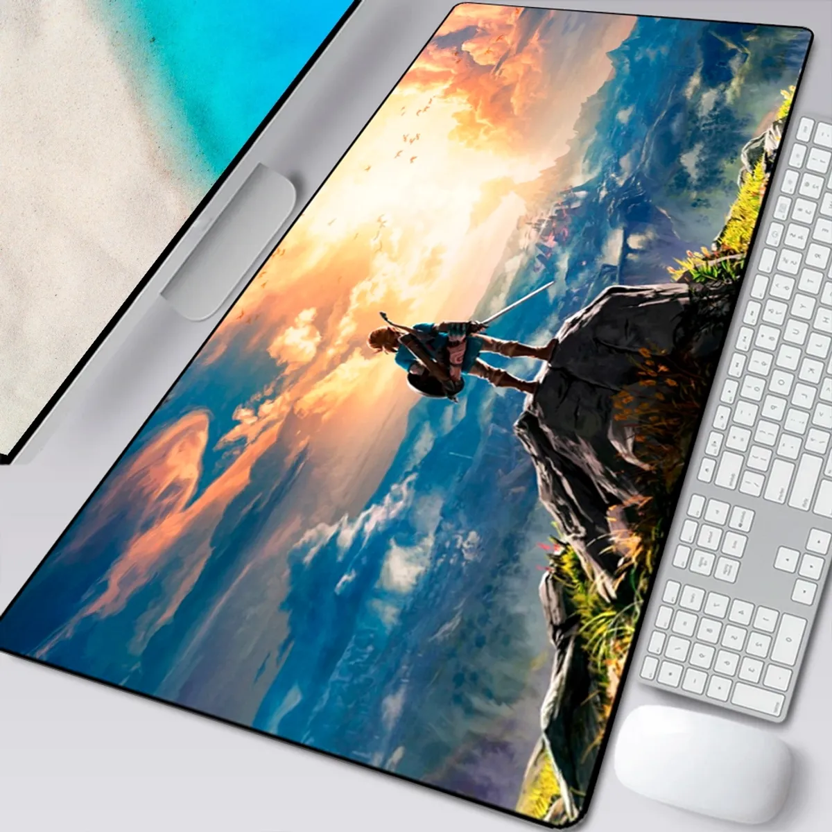 GENERICO - Mouse Pad Gamer Zelda Breath of the Wild 90 X 40 cm