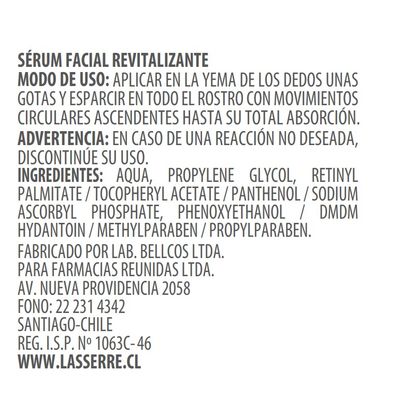 Imagen 2 del producto Sérum Facial Revitalizante 30 ml Lasserre Cosmétique.-